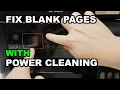 Epson ET-2720 ET-2760 ET-2750 Power Cleaning Fix Blank Pages Clogs
