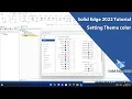 Solid Edge 2022 Tutorial - Setting Theme color