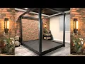 How to make a DIY Platform Canopy Bed - with a hack