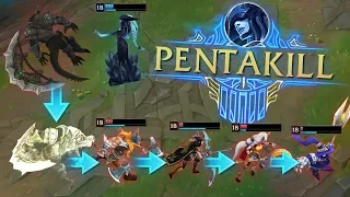 THE ULTIMATE PENTAKILL MONTAGE - Perfect Pentakill Moments - League of Legends
