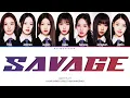 Download Lagu [AI COVER] How Would IZNA sing 'Savage' by AESPA - Color Coded Lyrics
