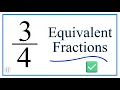 Equivalent Fractions for