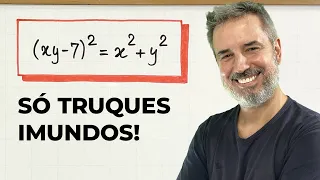Uma equação que exige TRUQUES SUJOS! 🤯🇮🇳 (xy−7)² = x² + y²
