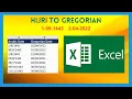 How to convert Hijri to Gregorian Date