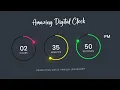 Amazing Working Digital Clock using Html CSS SVG Javascript Simple Javascript Project