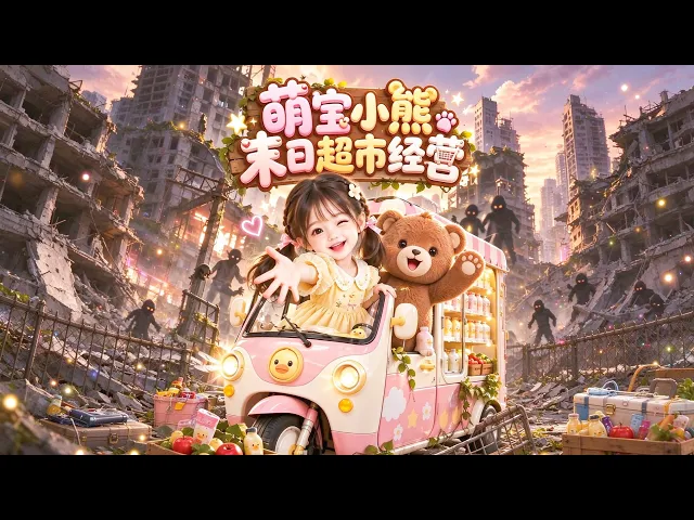 一口气看完丨 1-2季 萌宝小熊末日超市经营