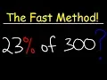 How To Find The Percent of a Number Fast