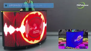 كشك دي جي      دائري جديد بتقنية     لعام        أفضل كشك دي جي منحني للمناسبات دندنها