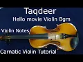 Download Lagu Taqdeer | Hello movie Violin #carnatic #violin #violin #taqdeer #hello #violin #bgm
