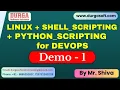 Linux Shell - Scripting Python