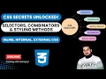 Unlock the Secrets of CSS Combinators Selectors and Styling Methods