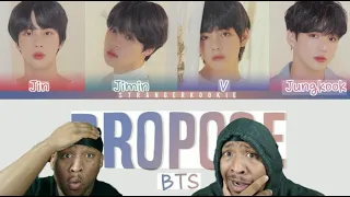 bts outro propose twins reaction this makes me want to get married 
