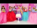 Rapunzel-verjaardagsfeestje met prinsessen en Barbie! Pesta Ulang Tahun Raponsje Feest voor het jubileum