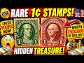 RARE USA 1 STAMPS WORTH BIG MONEY Check Your Benjamin Franklin George Washington Stamps