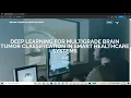 Brain Tumor Classifications using Deep learning Python 2021 2022