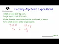 Forming Algebraic Expressions - Corbettmaths