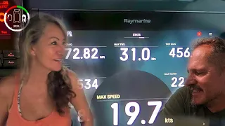 #136 ENORMOUS Waves 19.7 kts BOAT SPEED on PASSAGE To CANARIES | Sailing Sisu Leopard 45 Catamaran