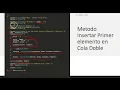 Manejo cola Doble estatica usando proceedimientos y dunciones