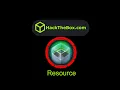 HackTheBox - Resource