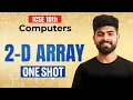 2-D Array Matrix Programs Dry Run ICSE Class 10 Computer Applications ICSE 2027