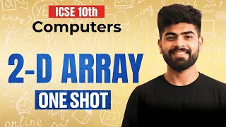 2-D Array Matrix Programs Dry Run ICSE Class 10 Computer Applications ICSE 2027