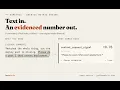 HuMetric Turn Free Text Into Evidenced Metrics