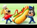 Download Lagu Food Delivery | Healthy Habits | Funny Stories | Kids Cartoons | Sheriff Labrador| BabyBus
