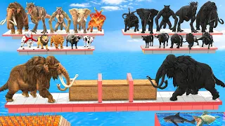 Tug Of War Prehistoric Mammals Vs Shadow Itself Size Mammoth Elephant Animal Revolt Battle Simulator