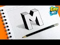 Dibujos muy FACILES - Como Dibujar en 3D M