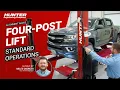 The Hunter Four-Post Lift Rack Standard Operations
