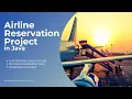 Airline Reservation System Project in Java with MySql JDBC Swing