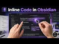 Add Inline Code In Obsidian Easy Hack