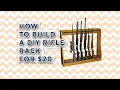 How to Build a DIY Rifle Rack for 20
