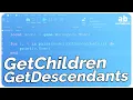 GetChildren vs GetDescendants - Roblox Scripting Tutorial