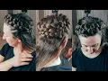 Half Up Braid Crown