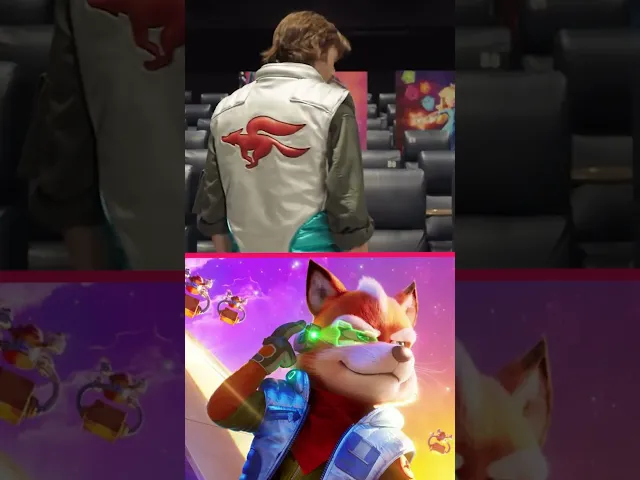 Glen Powell is Fox McCloud!    #gaming #gamingnews #supermario #movie #movienews #mariogalaxy