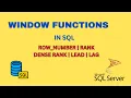 Understand SQL Window Functions with Real-World Examples SQL Window Function Top Interview Qs