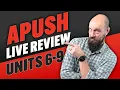APUSH Live Stream REVIEW Units 6-9