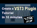 Create a VST3 Plugin tutorial in 10 minutes English sub available