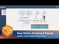 Easily Add Alarms Popups Scripting to HMI Screens