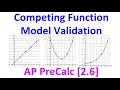 2 6A - Competing Function Model Validation AP Precalculus