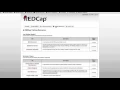 2 REDCap Login and Project Creation