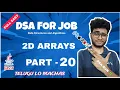 2D Arrays in java Part 20 DSA in Java Engineering Animuthyam