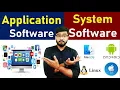 What is Software Application Software Vs System Software