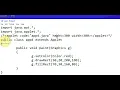 Java Applet graphics handling part 1 CodeLearning