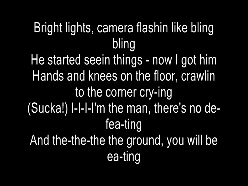 Three 6 Mafia - It's a Fight lyrics HD