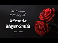 A Beautiful Journey Remembered - Funeral Tribute Template