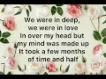 Cooper Alan take forever (Halley’s song) lyrics