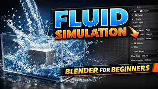 Blender Fluid Simulation Tutorial for Beginners Easy Liquid Animation Step-by-Step