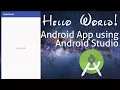Hello World Application using Android Studio How to make Android Apps Android Studio Tutorial 1